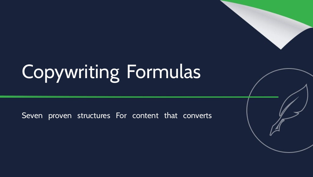 Copywriting Formulas: Proven Structures for Effective Content
